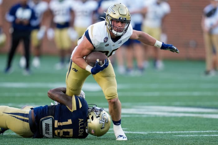 Georgia Tech Tight End Dylan Leonard